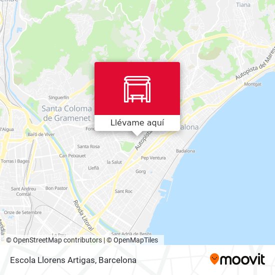 Mapa Escola Llorens Artigas