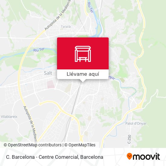 Mapa C. Barcelona - Centre Comercial