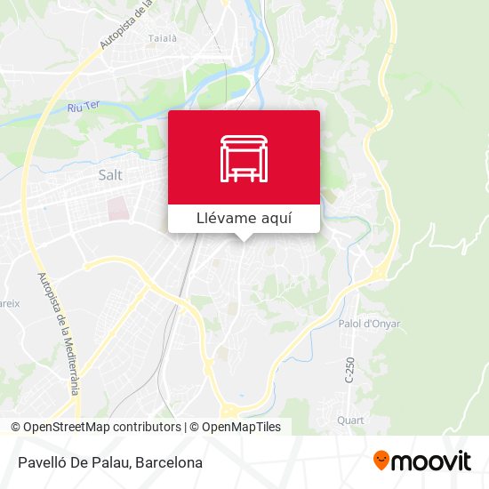 Mapa Pavelló De Palau