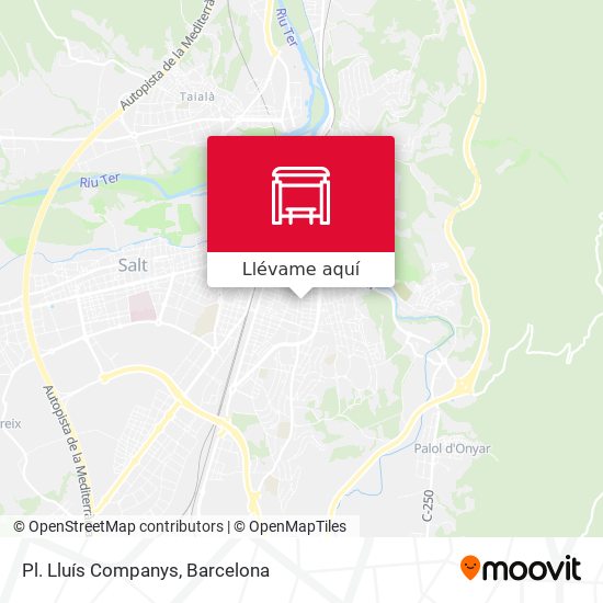 Mapa Pl. Lluís Companys