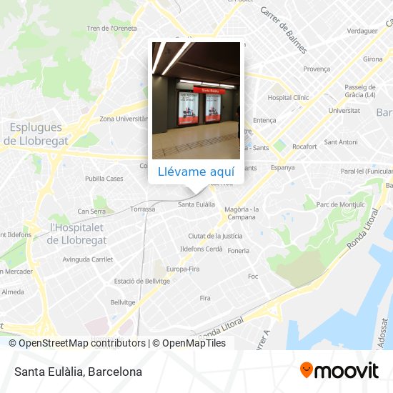 Tecla Sala en L'Hospitalet De Llobregat en Metro, Autobús, Tren o Tranvía?