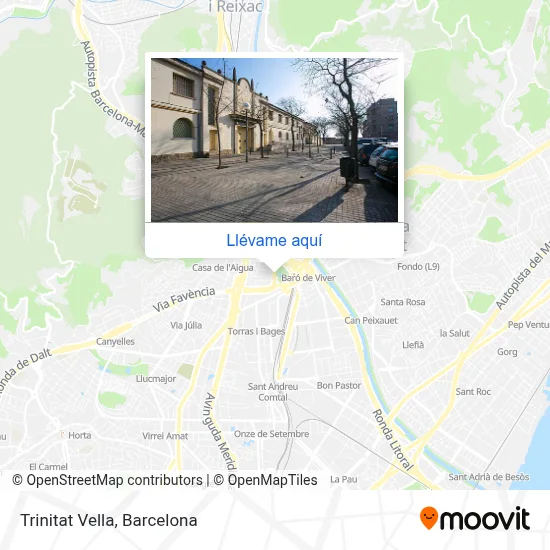 Mapa Trinitat Vella