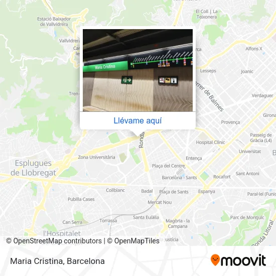 Mapa Maria Cristina