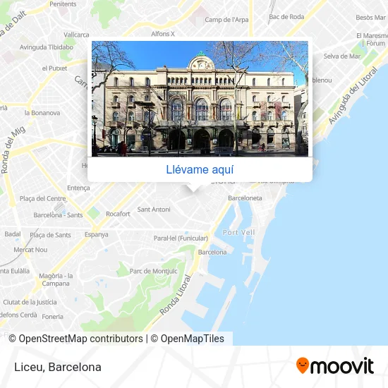Mapa Liceu