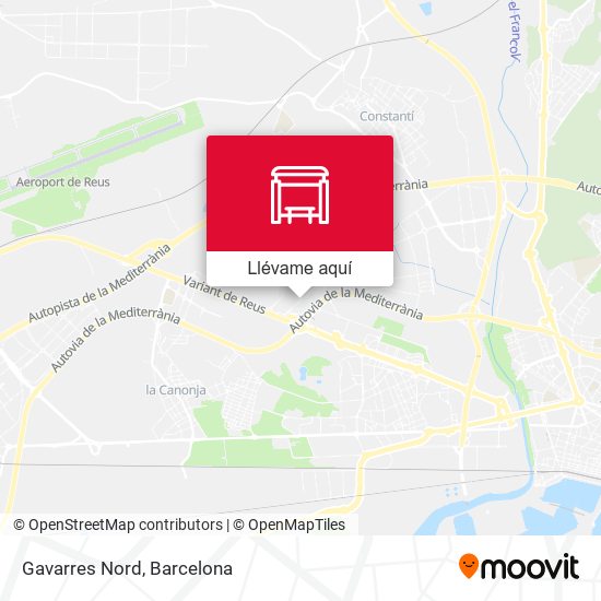 Mapa Gavarres Nord