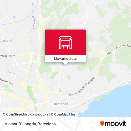 Mapa Violant D'Hongria