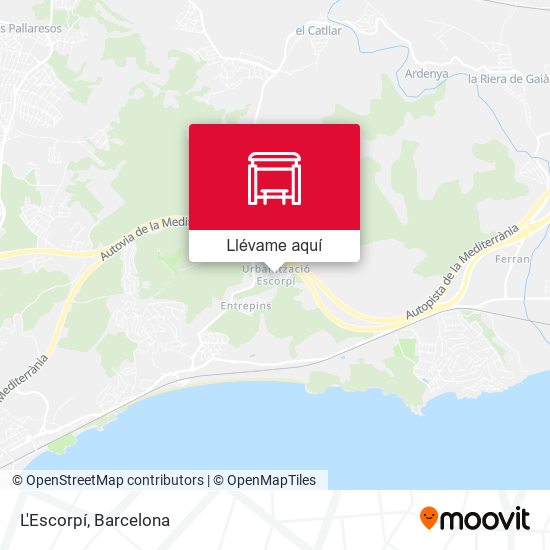 Mapa L'Escorpí