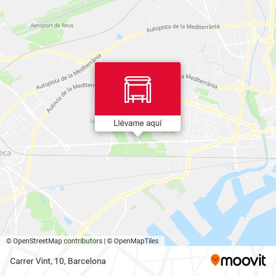 Mapa Carrer Vint, 10