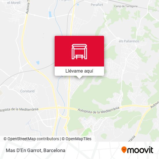 Mapa Mas D'En Garrot