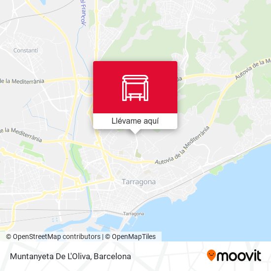 Mapa Muntanyeta De L'Oliva