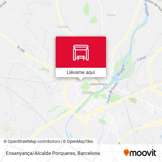 Mapa Ensenyança/Alcalde Porqueres