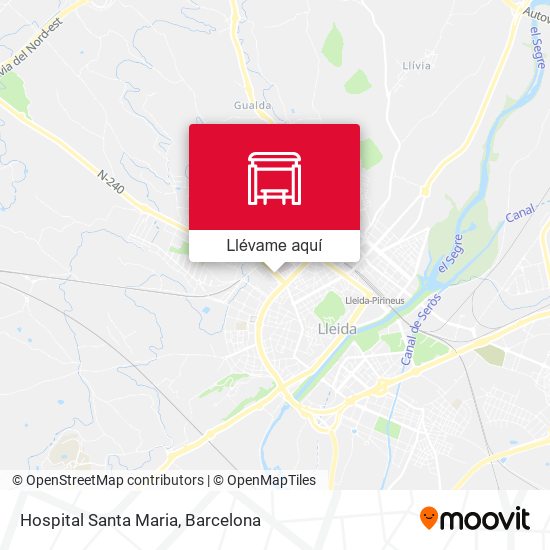 Mapa Hospital Santa Maria