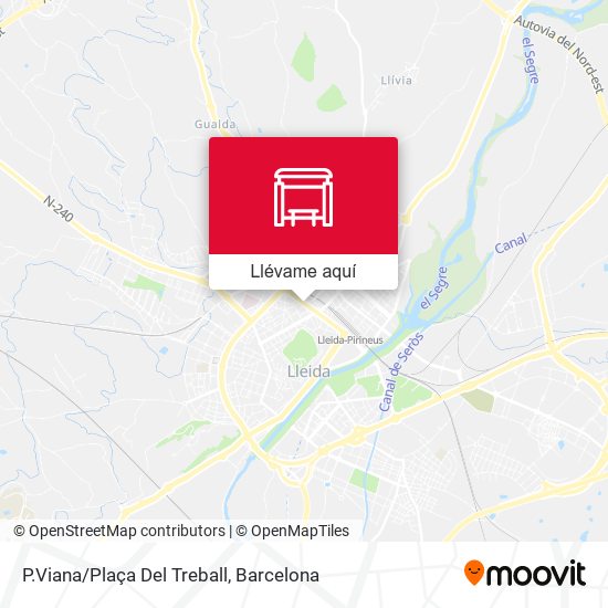 Mapa P.Viana/Plaça Del Treball