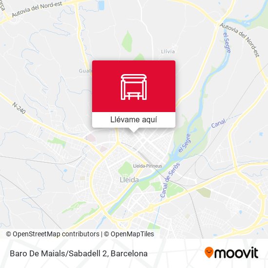 Mapa Baro De Maials/Sabadell 2