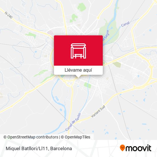 Mapa Miquel Batllori/Ll11