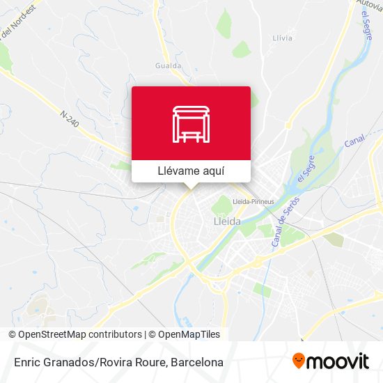 Mapa Enric Granados/Rovira Roure