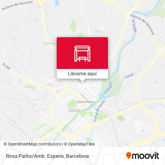 Mapa Rosa Parks/Amb. Espens