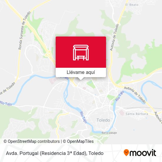 Mapa Avda. Portugal (Residencia 3ª Edad)