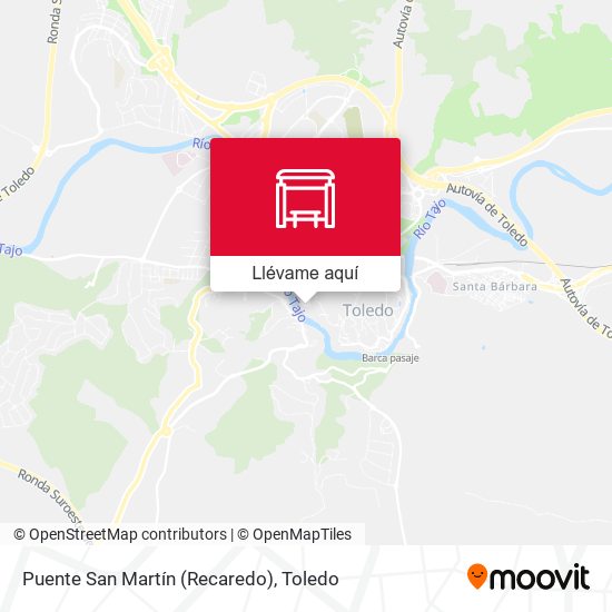 Mapa Puente San Martín (Recaredo)