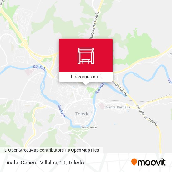 Mapa Avda. General Villalba, 19