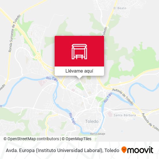 Mapa Avda. Europa (Instituto Universidad Laboral)