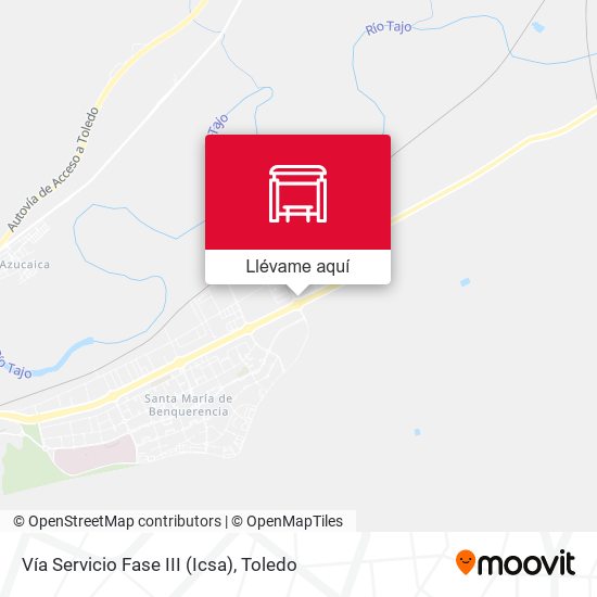 Mapa Vía Servicio Fase III (Icsa)