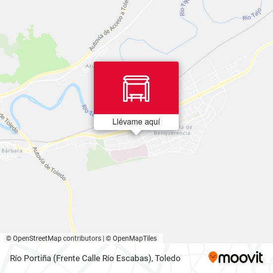 Mapa Río Portiña (Frente Calle Río Escabas)