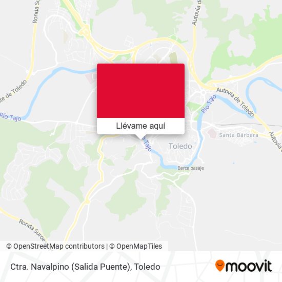 Mapa Ctra. Navalpino (Salida Puente)