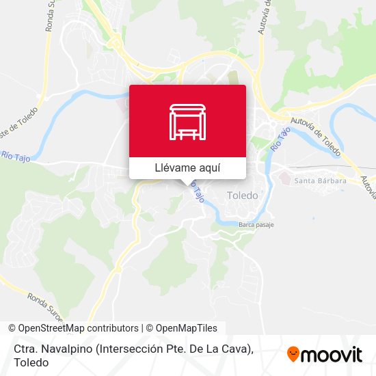 Mapa Ctra. Navalpino (Intersección Pte. De La Cava)