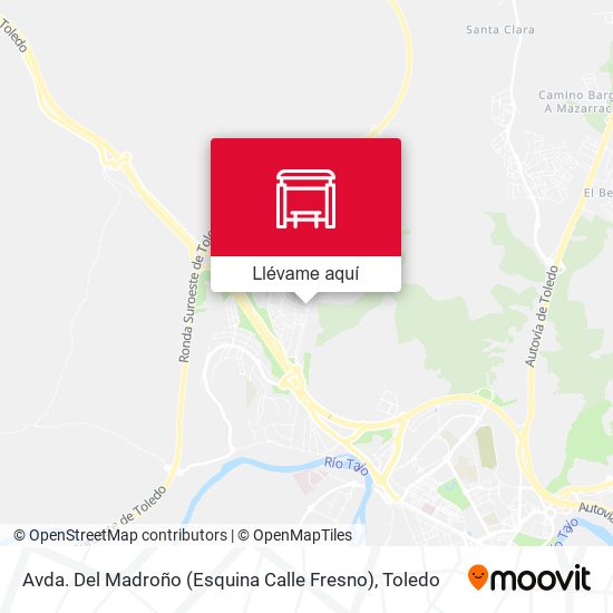 Mapa Avda. Del Madroño (Esquina Calle Fresno)