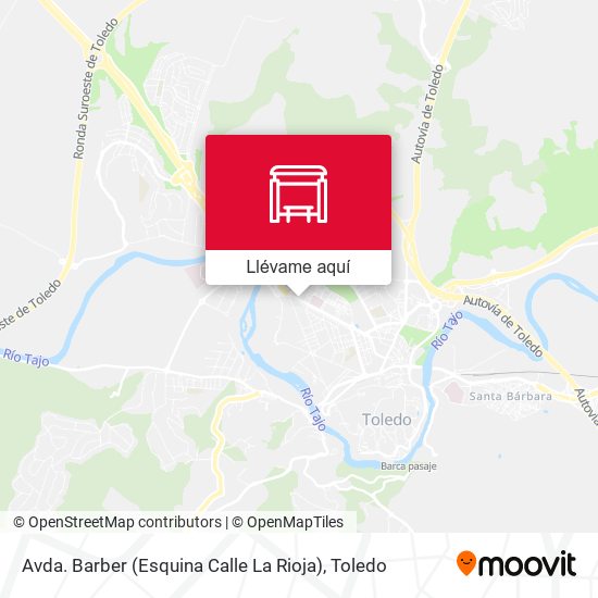 Mapa Avda. Barber (Esquina Calle La Rioja)