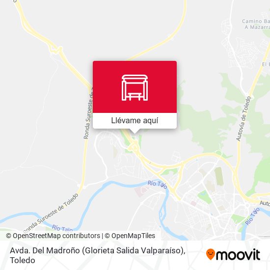 Mapa Avda. Del Madroño (Glorieta Salida Valparaíso)
