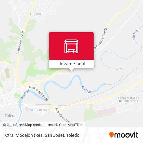 Mapa Ctra. Mocejón (Res. San José)