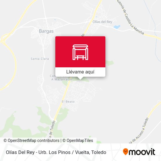 Mapa Olías Del Rey - Urb. Los Pinos / Vuelta
