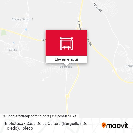 Mapa Biblioteca - Casa De La Cultura (Burguillos De Toledo)