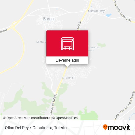 Mapa Olías Del Rey / Gasolinera