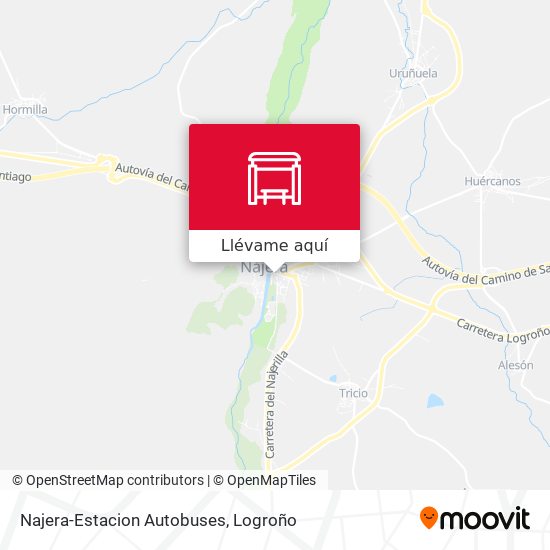 Mapa Najera-Estacion Autobuses