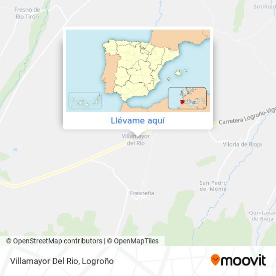 Mapa Villamayor Del Rio