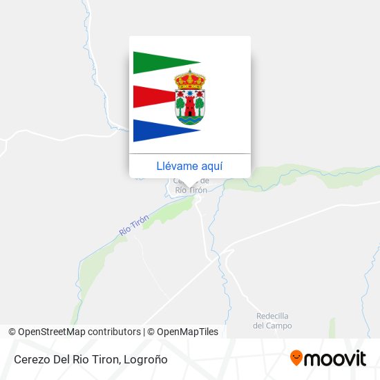 Mapa Cerezo Del Rio Tiron