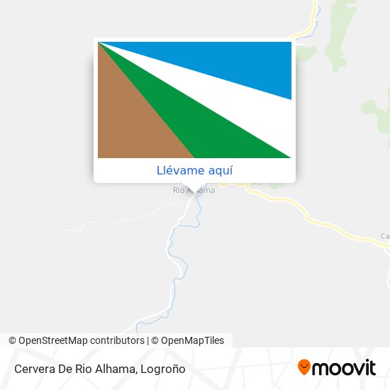 Mapa Cervera De Rio Alhama