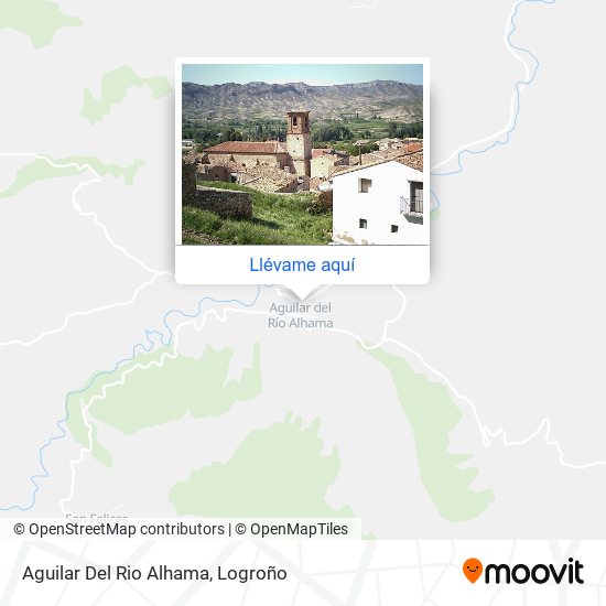 Mapa Aguilar Del Rio Alhama