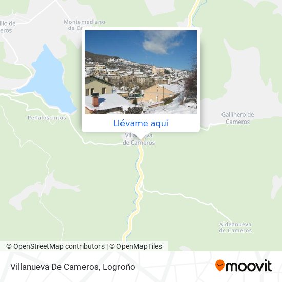 Mapa Villanueva De Cameros