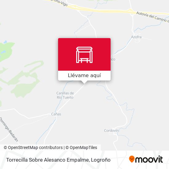 Mapa Torrecilla Sobre Alesanco Empalme