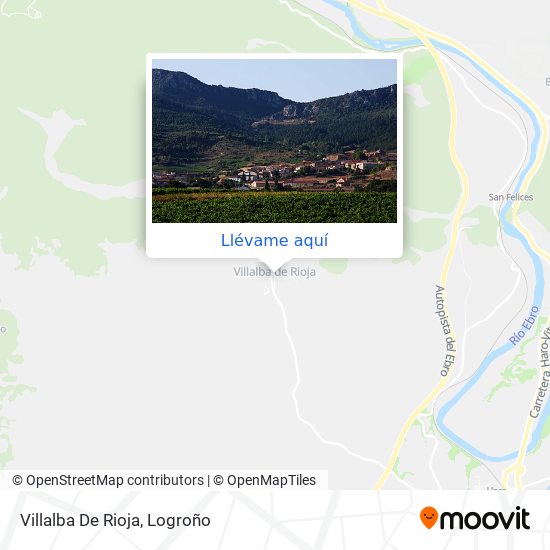 Mapa Villalba De Rioja