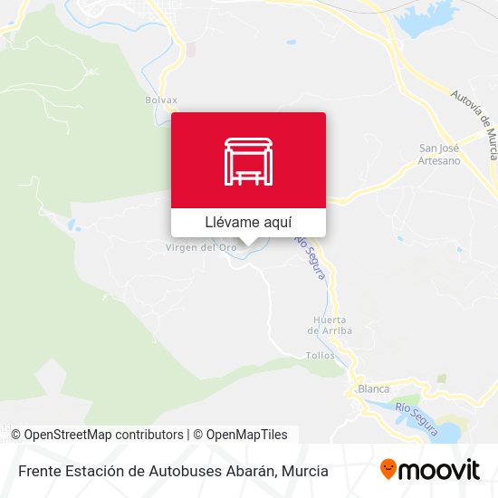 Mapa Frente Estación de Autobuses Abarán