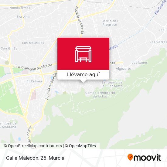 Mapa Calle Malecón, 25