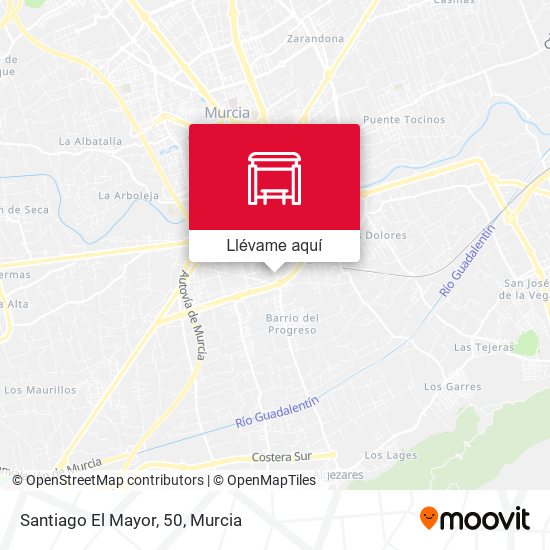 Mapa Santiago El Mayor, 50