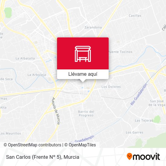 Mapa San Carlos (Frente Nº 5)