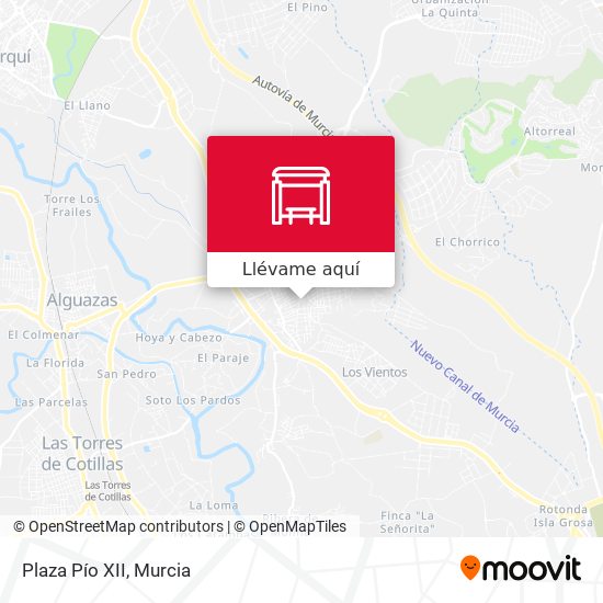 Mapa Plaza Pío XII