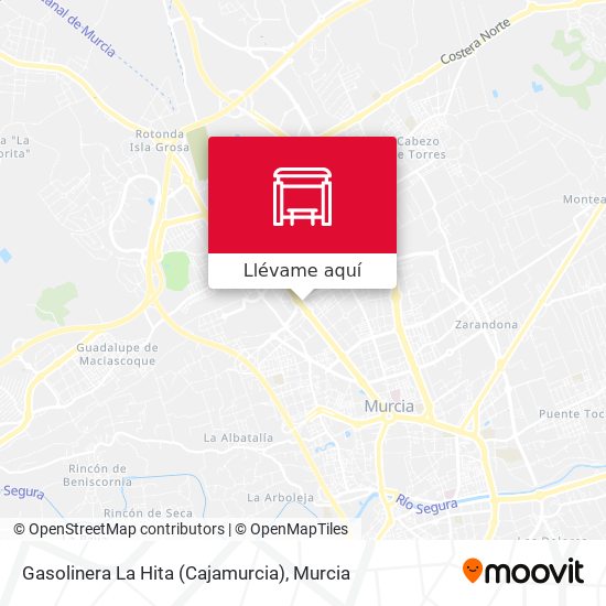 Mapa Gasolinera La Hita (Cajamurcia)